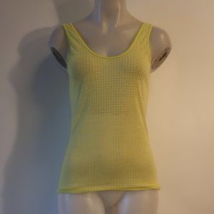 Womens Ogan Yellow Tank Top L*
